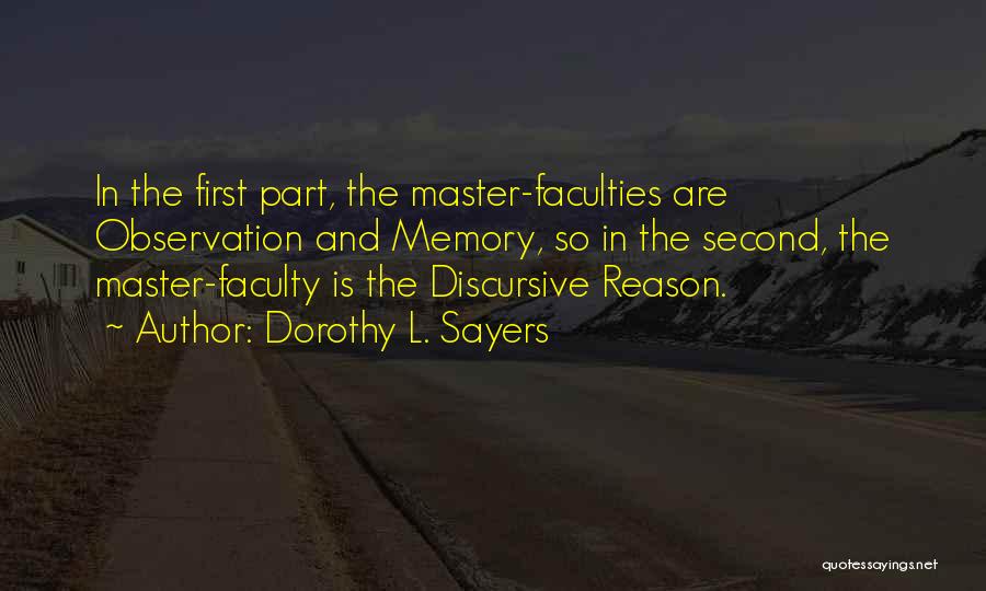 Discursive Quotes By Dorothy L. Sayers