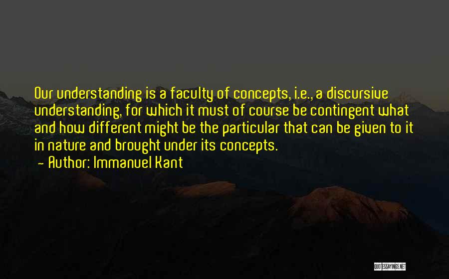 Discursive Quotes By Immanuel Kant