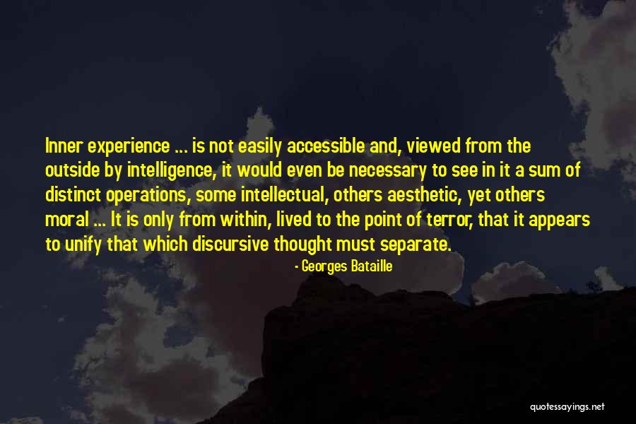 Discursive Thought Quotes By Georges Bataille Discursive Thought Quotes By Georges Bataille