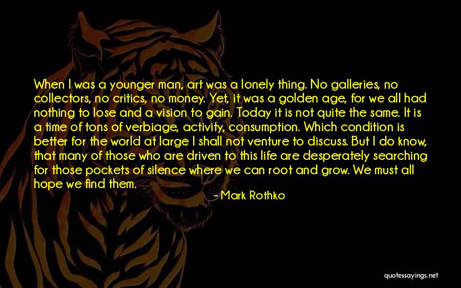 Discuss Money Quotes By Mark Rothko Discuss Money Quotes By Mark Rothko