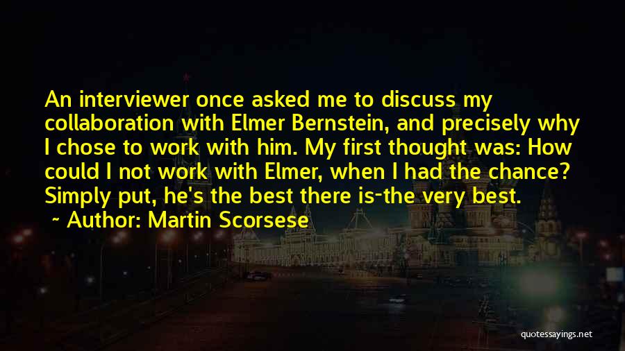 Discuss Quotes By Martin Scorsese