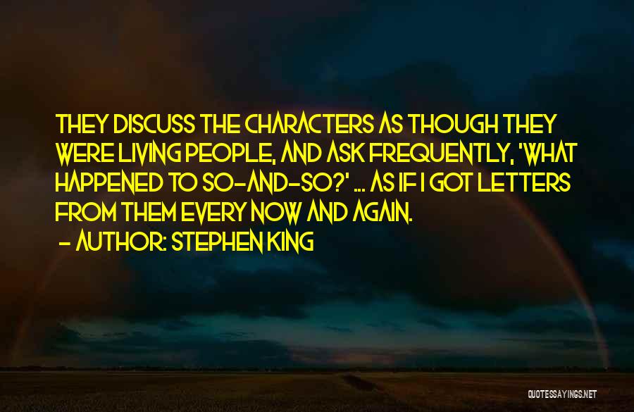 Discuss Quotes By Stephen King