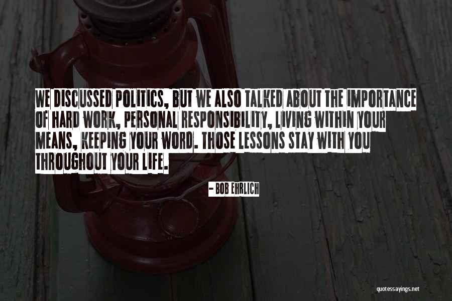 Discussed With You Quotes By Bob Ehrlich Discussed With You Quotes By Bob Ehrlich