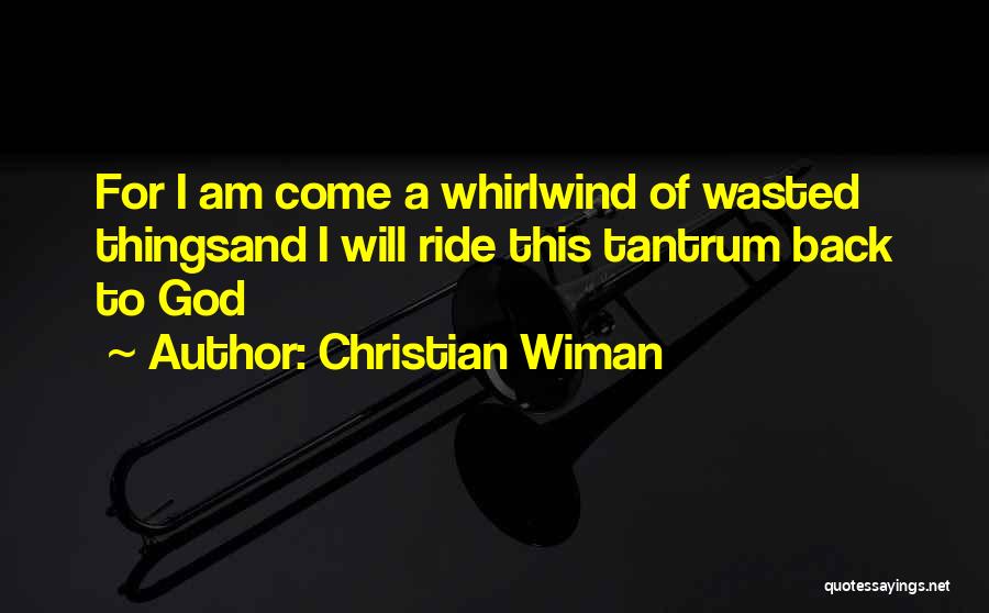 Discussing Problems Quotes By Christian Wiman