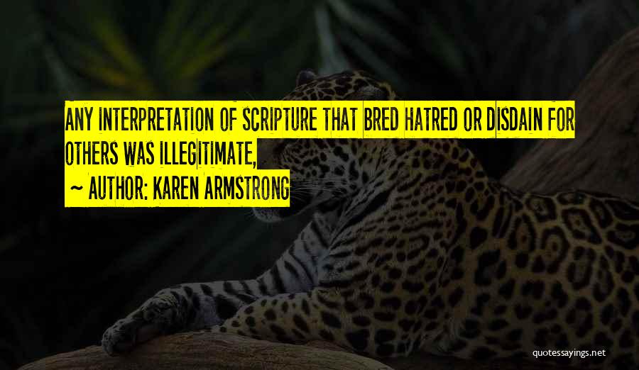 Disdain Quotes By Karen Armstrong