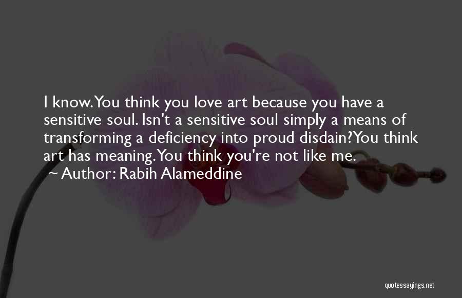 Disdain Quotes By Rabih Alameddine