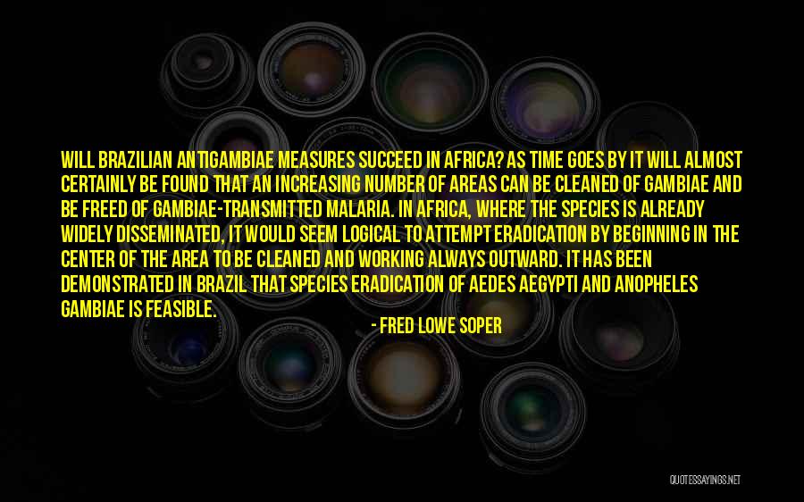 Disease Control Quotes By Fred Lowe Soper Disease Control Quotes By Fred Lowe Soper