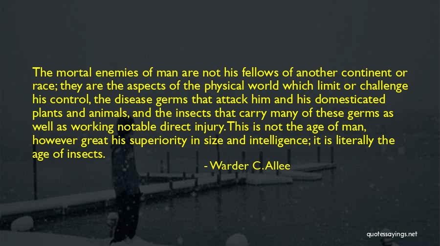 Disease Control Quotes By Warder C. Allee Disease Control Quotes By Warder C. Allee