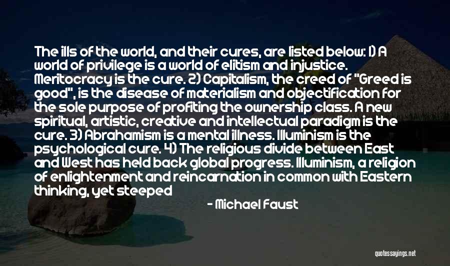 Disease Cure Quotes By Michael Faust