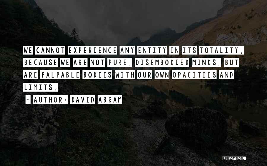 Disembodied Quotes By David Abram
