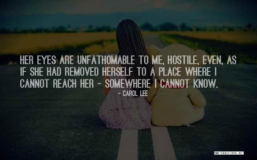 Disengagement Quotes By Carol Lee