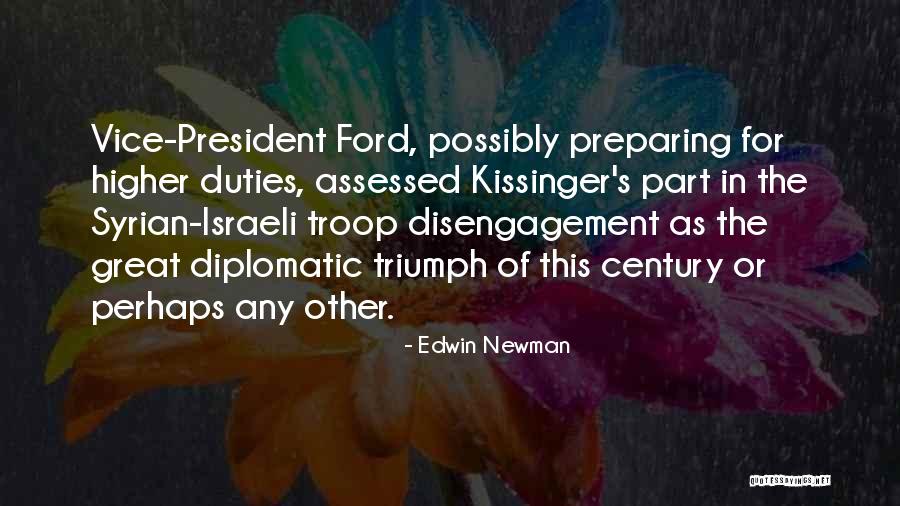 Disengagement Quotes By Edwin Newman