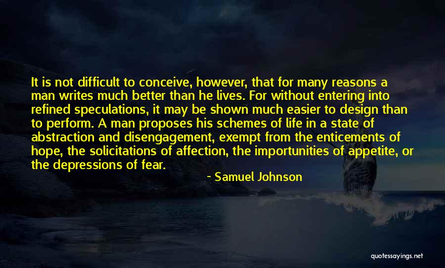Disengagement Quotes By Samuel Johnson