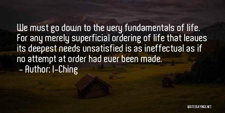 Disequilibrium Quotes By I-Ching