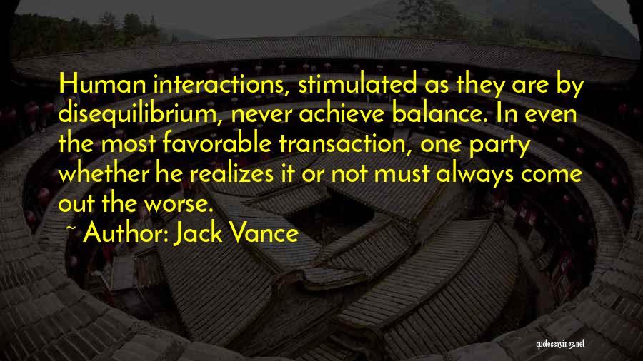 Disequilibrium Quotes By Jack Vance