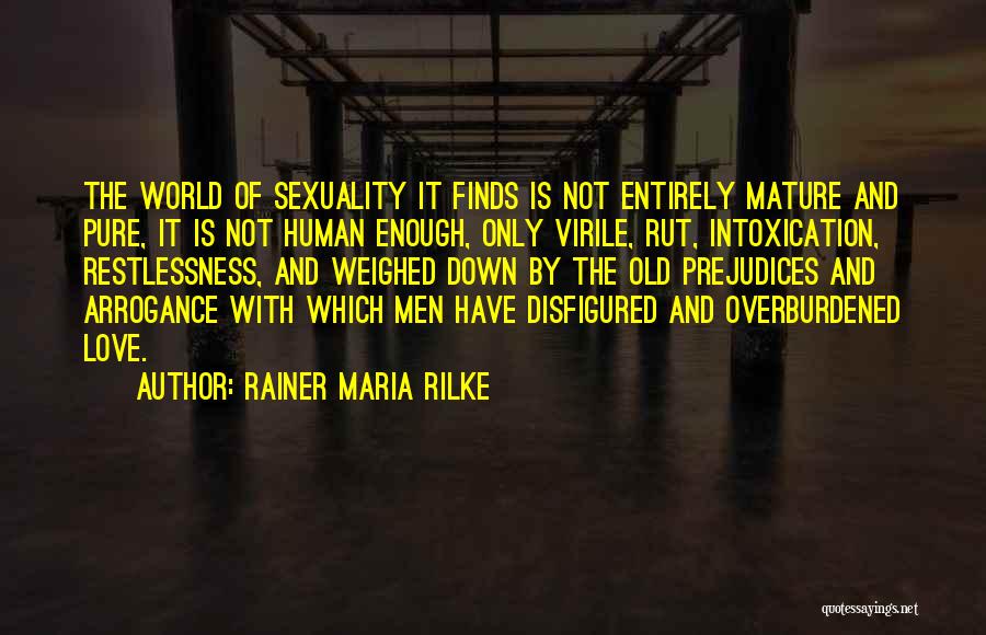 Disfigured Love Quotes By Rainer Maria Rilke
