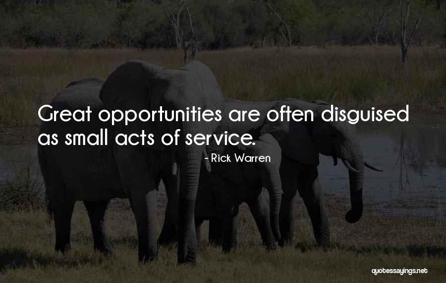 Disguised Opportunities Quotes By Rick Warren Disguised Opportunities Quotes By Rick Warren