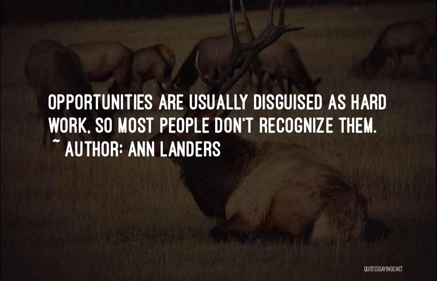 Disguised Quotes By Ann Landers