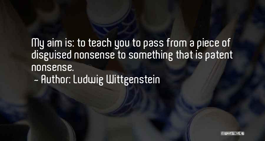 Disguised Quotes By Ludwig Wittgenstein