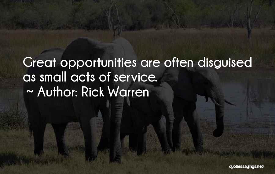 Disguised Quotes By Rick Warren
