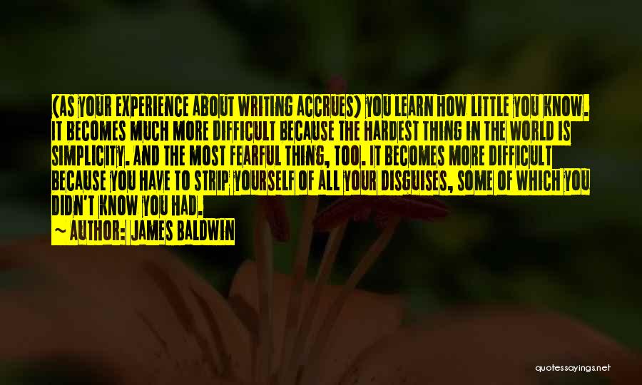 Disguises Quotes By James Baldwin