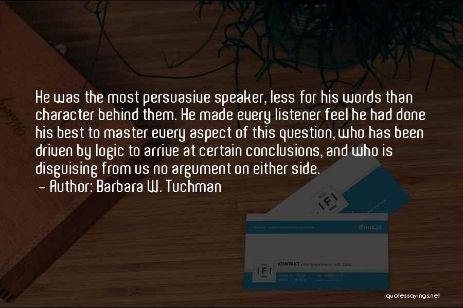 Disguising Quotes By Barbara W. Tuchman