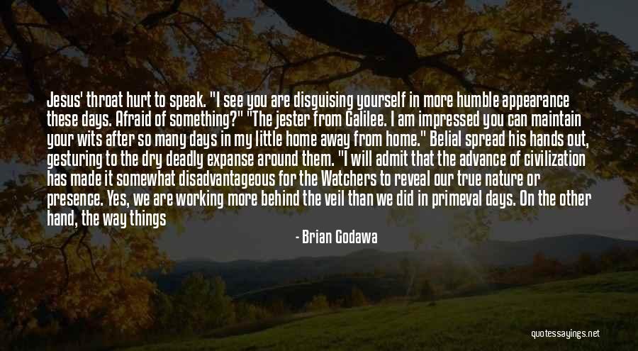 Disguising Yourself Quotes By Brian Godawa