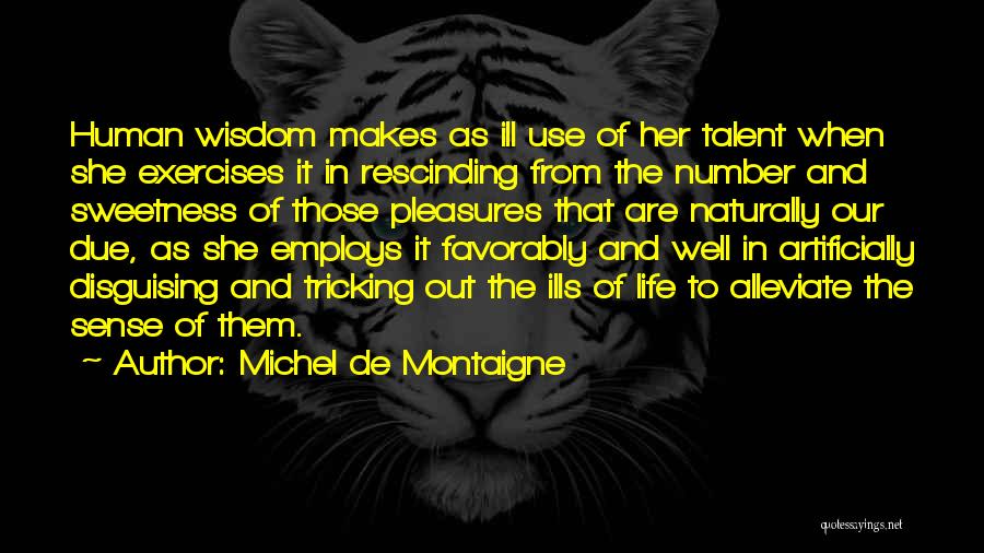 Disguising Yourself Quotes By Michel De Montaigne