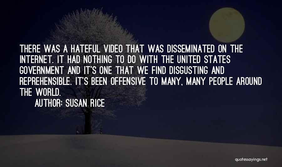 Disgusting World Quotes By Susan Rice