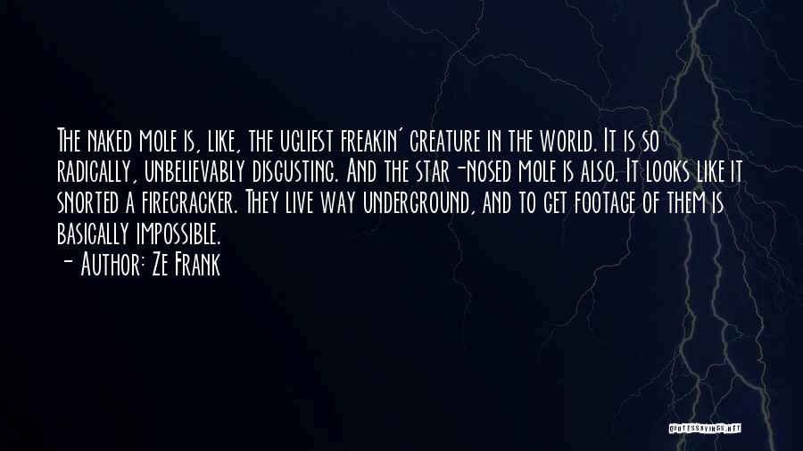 Disgusting World Quotes By Ze Frank