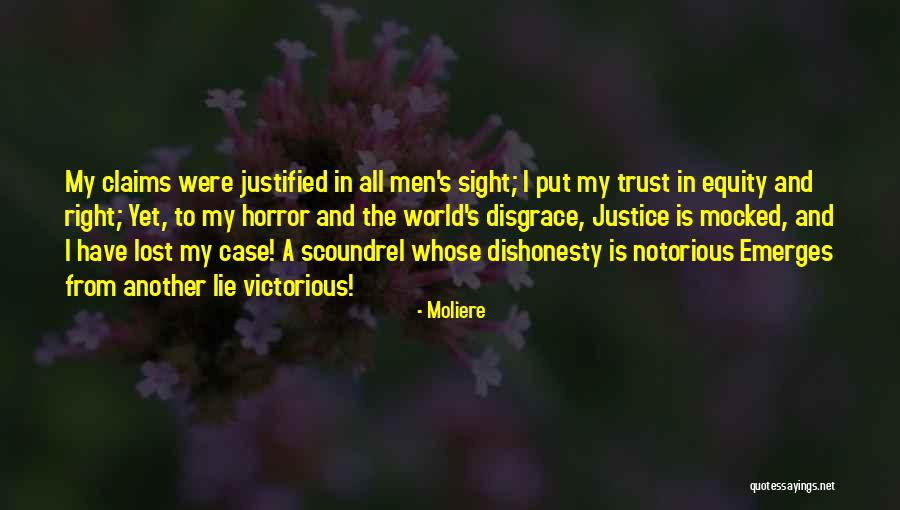 Dishonesty Quotes By Moliere