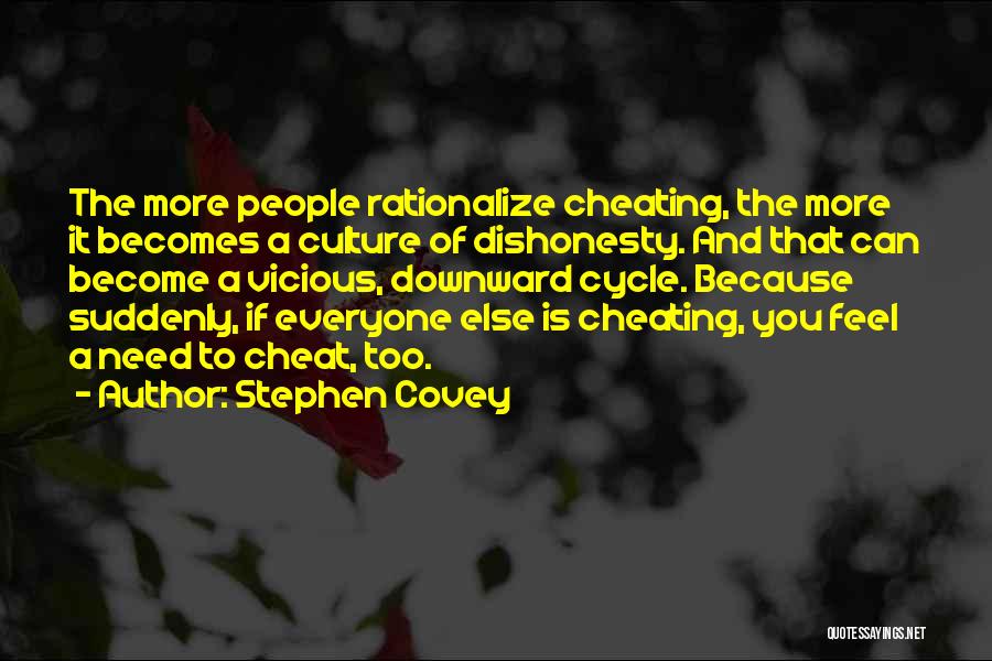 Dishonesty Quotes By Stephen Covey