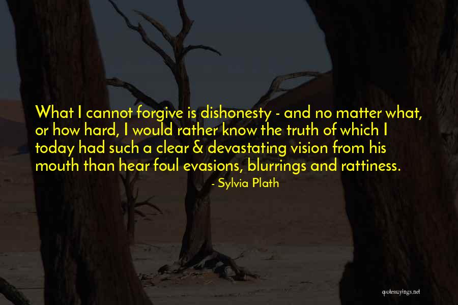 Dishonesty Quotes By Sylvia Plath