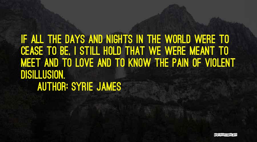Disillusion Of Love Quotes By Syrie James