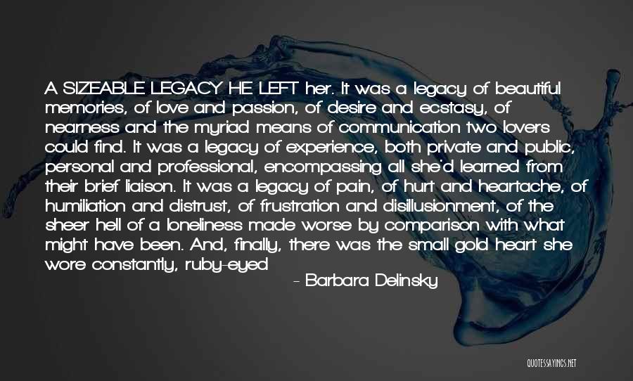 Disillusionment In Love Quotes By Barbara Delinsky Disillusionment In Love Quotes By Barbara Delinsky