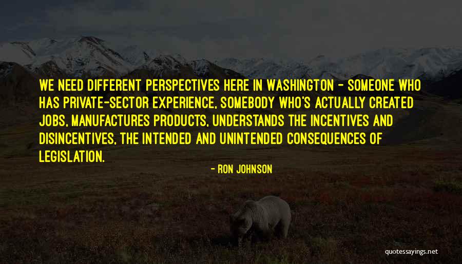 Disincentives Quotes By Ron Johnson Disincentives Quotes By Ron Johnson