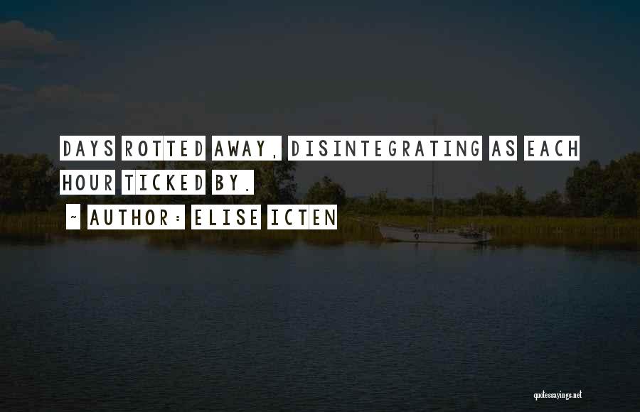 Disintegrating Quotes By Elise Icten