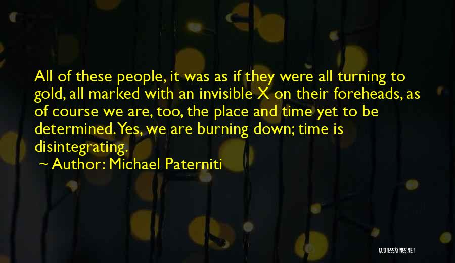 Disintegrating Quotes By Michael Paterniti