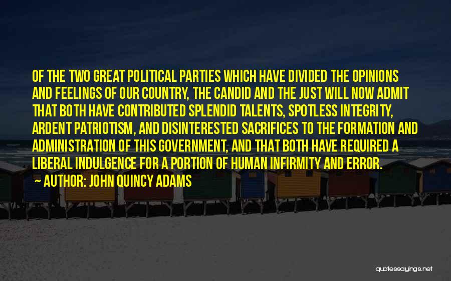 Disinterested Quotes By John Quincy Adams