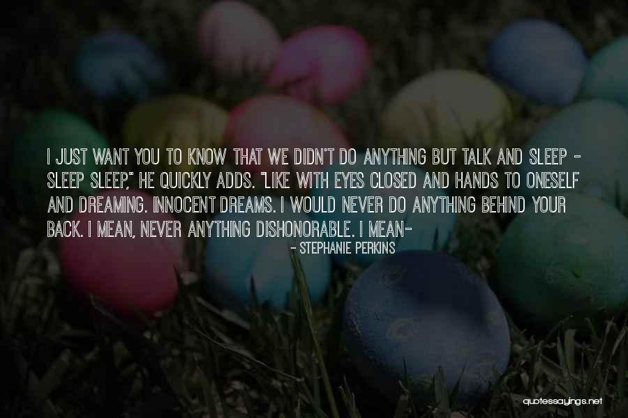 Disjoint Sets Quotes By Stephanie Perkins Disjoint Sets Quotes By Stephanie Perkins