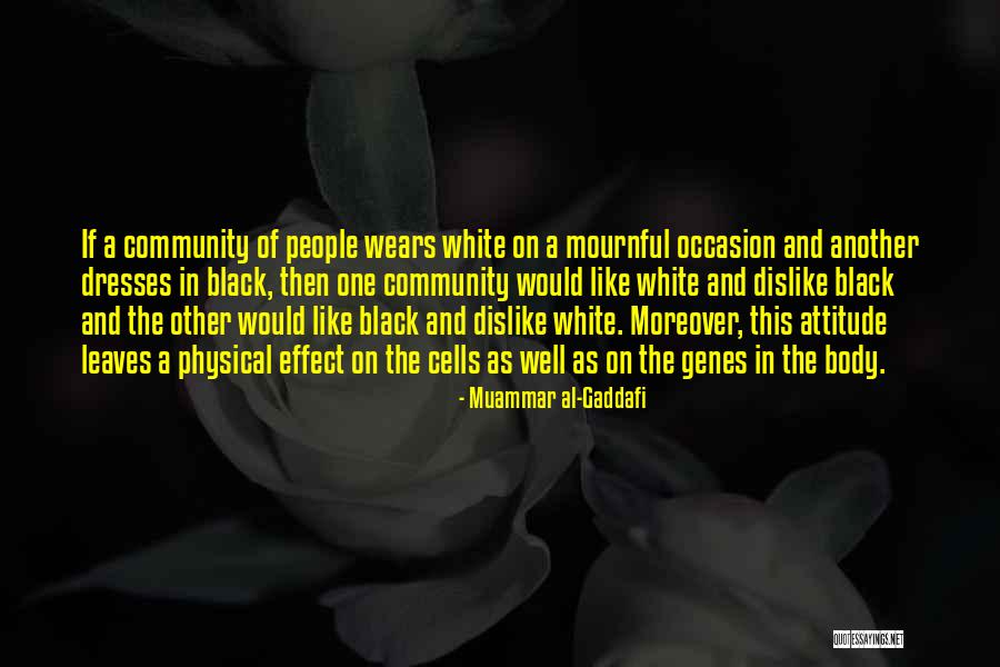 Dislike Attitude Quotes By Muammar Al-Gaddafi Dislike Attitude Quotes By Muammar Al-Gaddafi