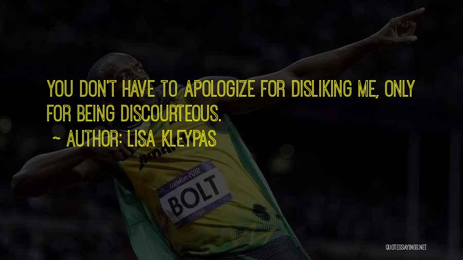 Disliking Yourself Quotes By Lisa Kleypas