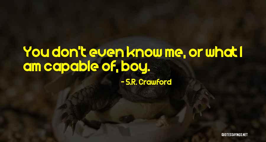 Dismissable Quotes By S.R. Crawford