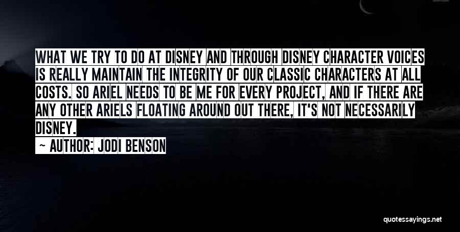 Disney Characters Quotes By Jodi Benson