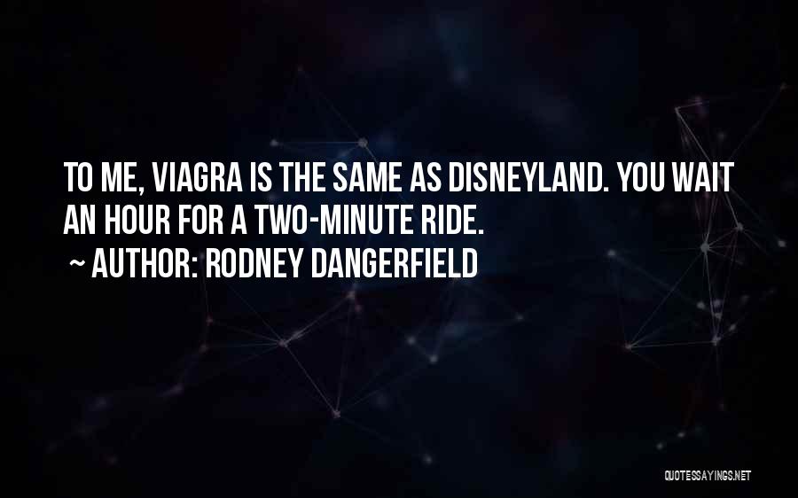Disneyland Ride Quotes By Rodney Dangerfield