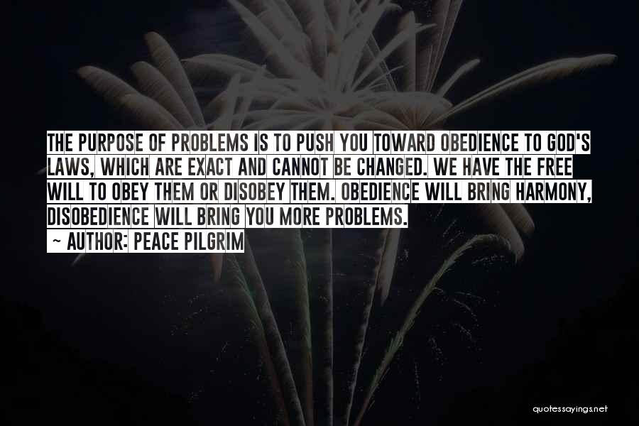 Disobedience Quotes By Peace Pilgrim