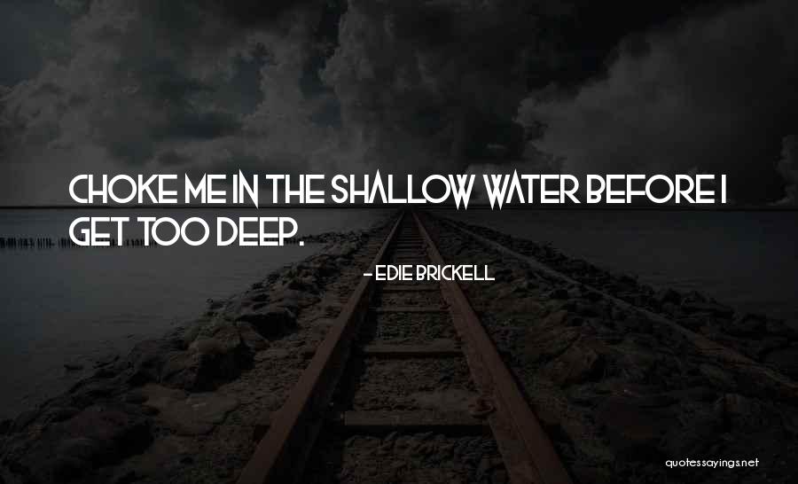 Disomma Racing Quotes By Edie Brickell