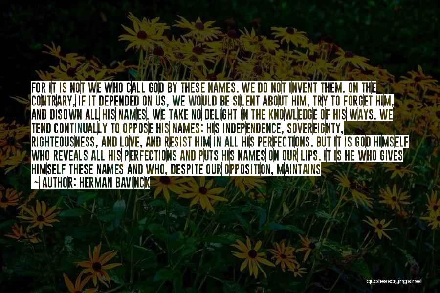 Disown You Quotes By Herman Bavinck