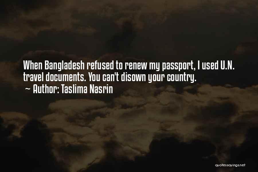 Disown You Quotes By Taslima Nasrin