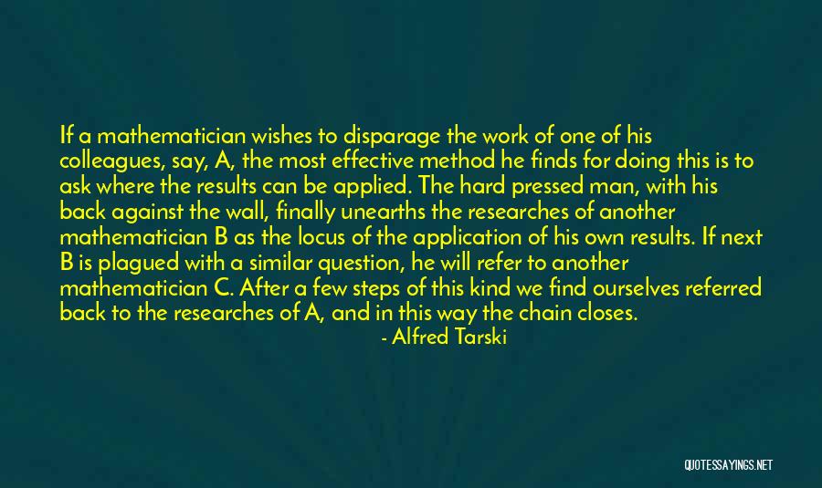 Disparage Quotes By Alfred Tarski Disparage Quotes By Alfred Tarski